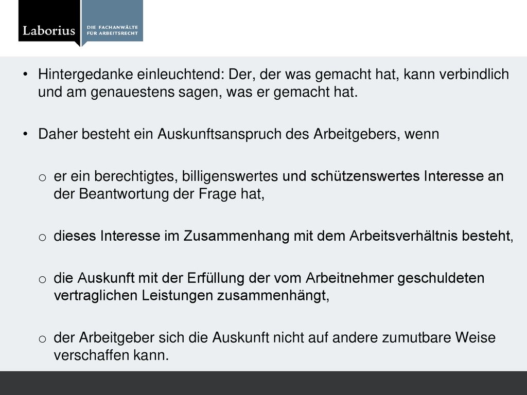 Hintergedanke einleuchtend: Der, der was gemacht hat, kann verbindlich und am genauestens sagen, was er gemacht hat.