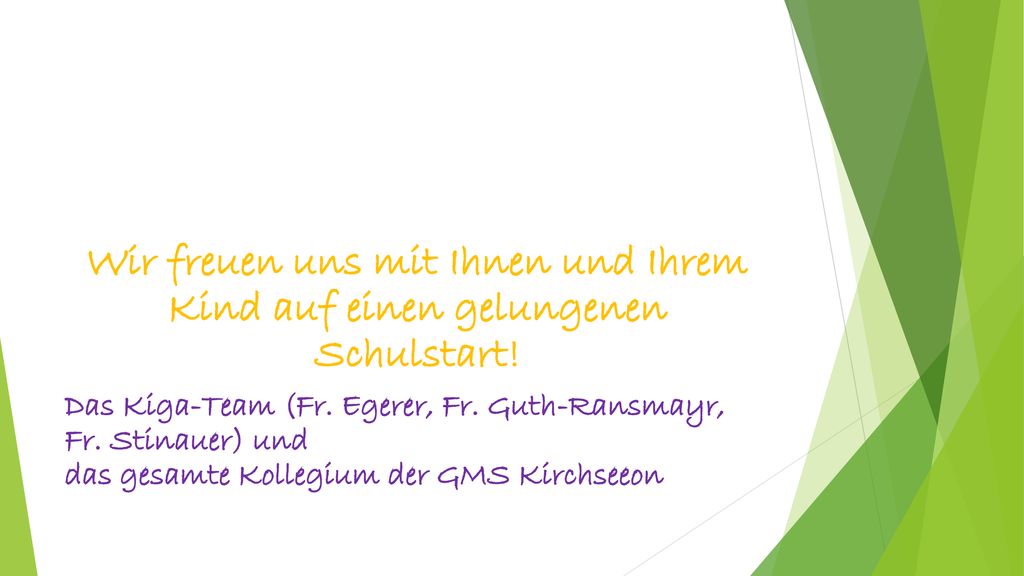 Wir freuen uns mit Ihnen und Ihrem Kind auf einen gelungenen Schulstart!