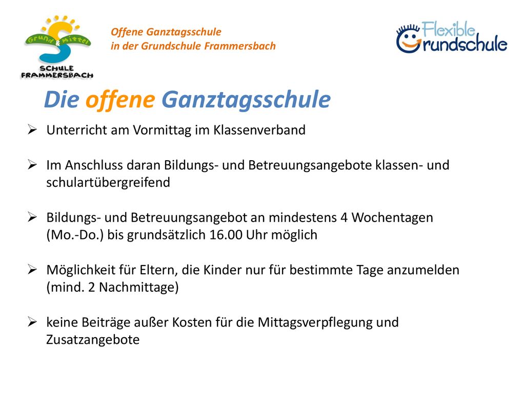 Die offene Ganztagsschule