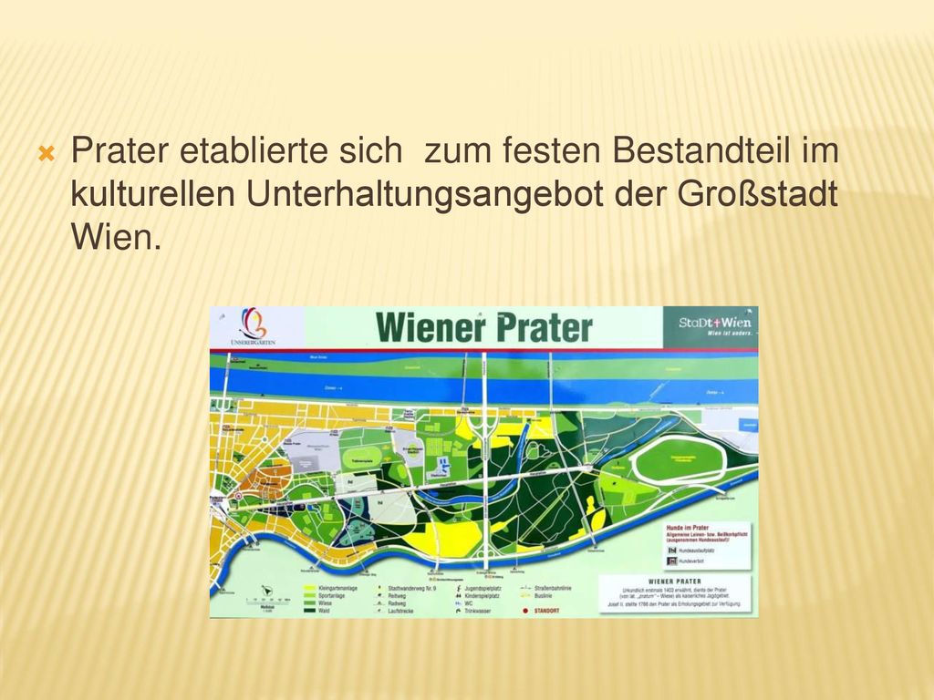 Prater etablierte sich zum festen Bestandteil im kulturellen Unterhaltungsangebot der Großstadt Wien.