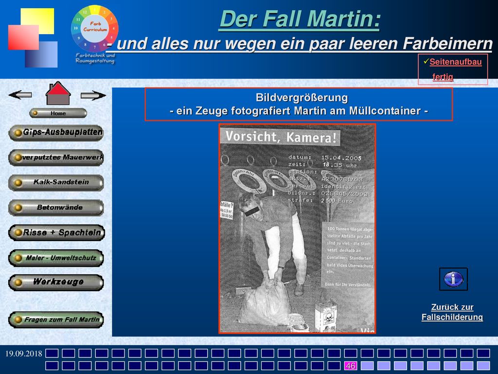 Der Fall Martin: - und alles nur wegen ein paar leeren Farbeimern