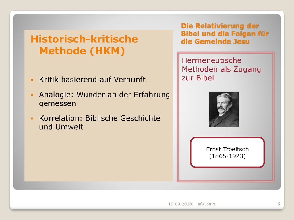 Die Relativierung der Bibel und die Folgen für die Gemeinde Jesu