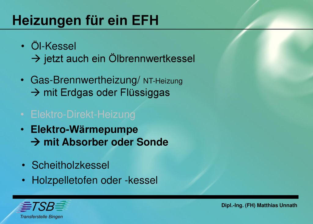 Heizungen für ein EFH Öl-Kessel  jetzt auch ein Ölbrennwertkessel