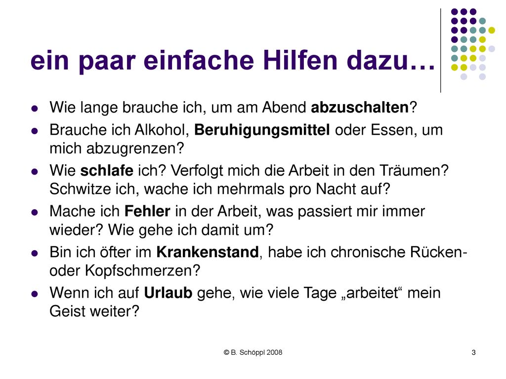 BurnOut Psychohygiene ppt herunterladen