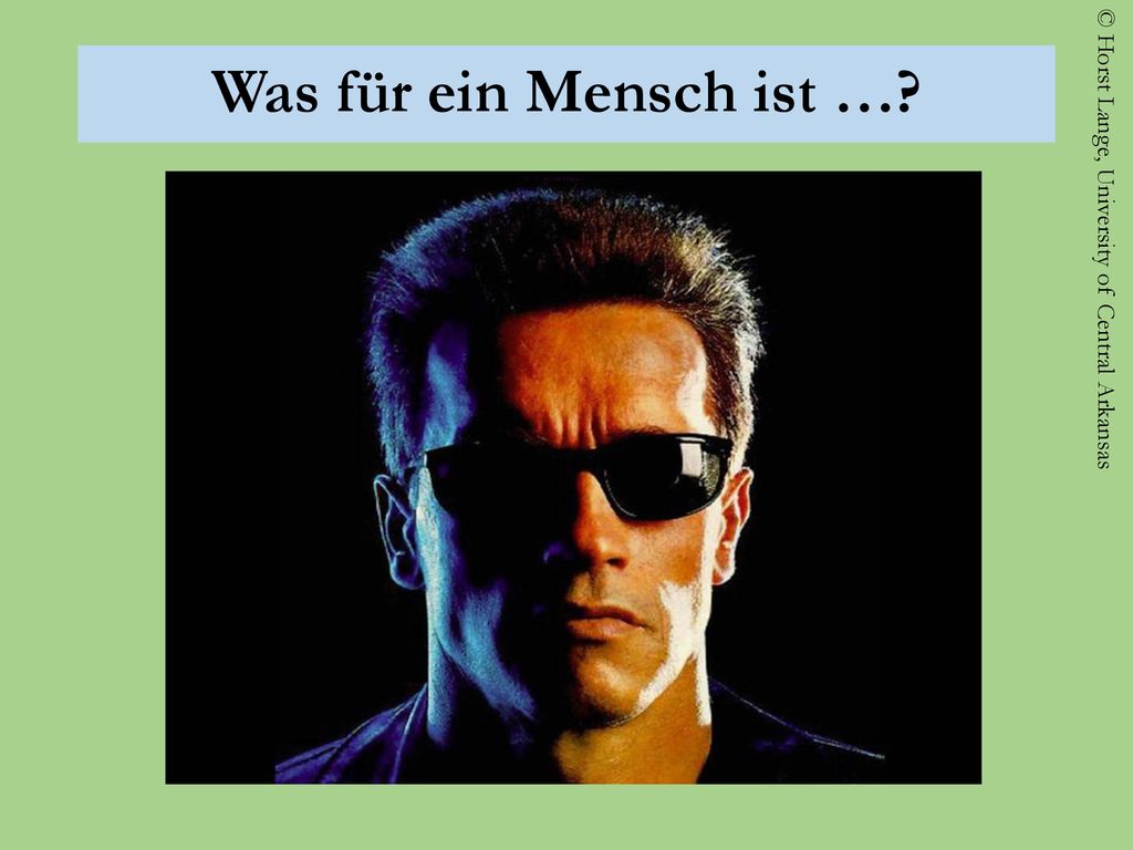 Was für ein Mensch ist … Übung No. 1: Partnerarbeit.