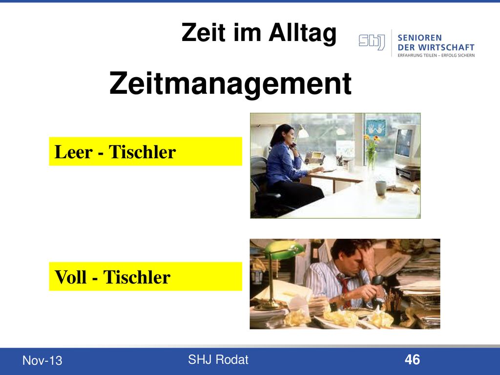 Zeitmanagement Mit der Achterbahn fahren ist im Jetzt Leer - Tischler