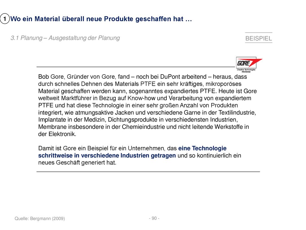 Wo ein Material überall neue Produkte geschaffen hat …