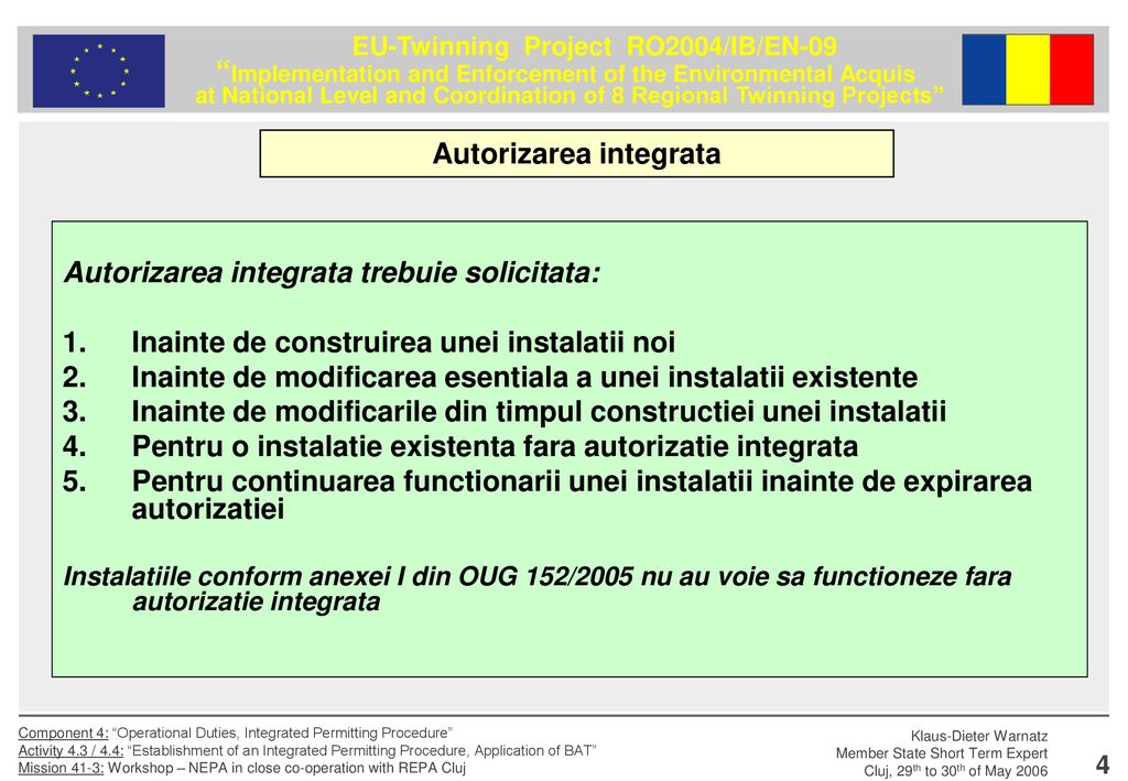 Procedura De Autorizare Ppt Herunterladen