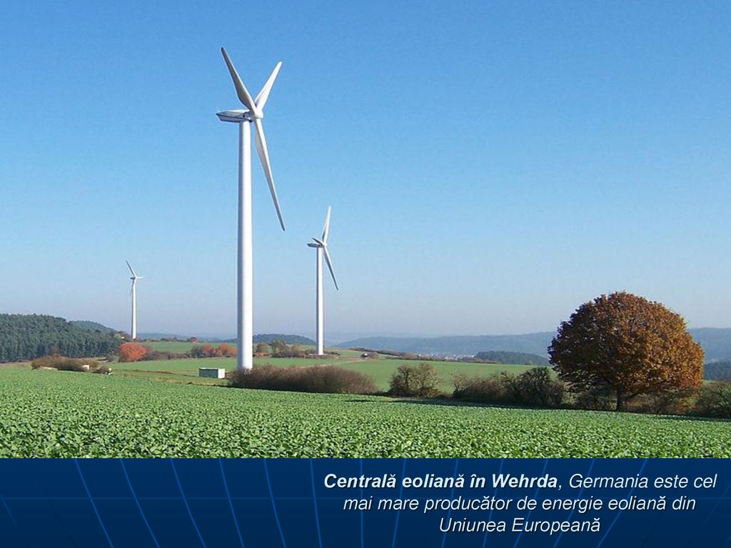 Centrală eoliană în Wehrda, Germania este cel mai mare producător de energie eoliană din Uniunea Europeană