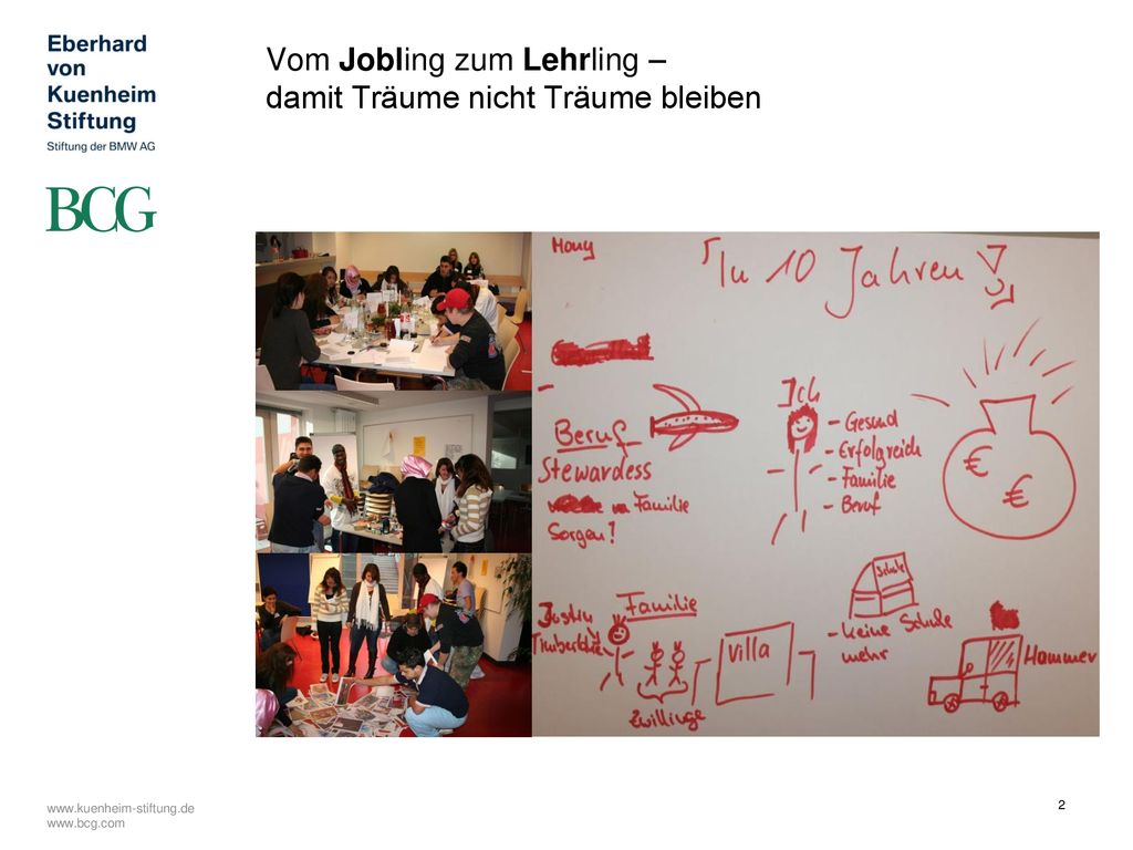 Vom Jobling zum Lehrling – damit Träume nicht Träume bleiben