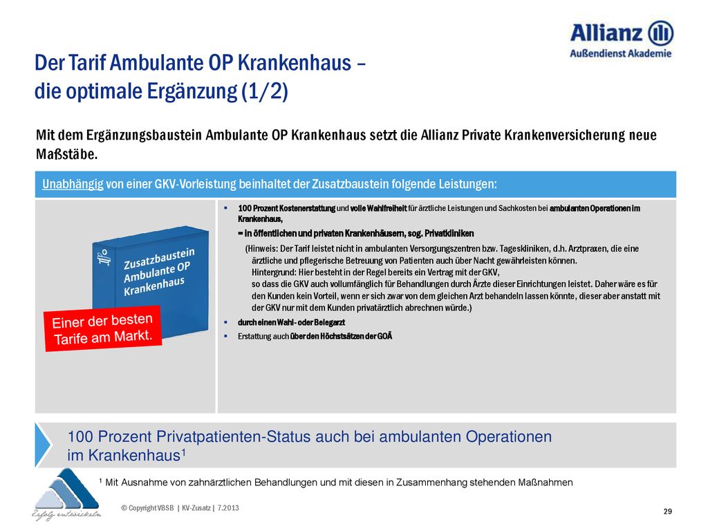 Der Tarif Ambulante OP Krankenhaus – die optimale Ergänzung (1/2)