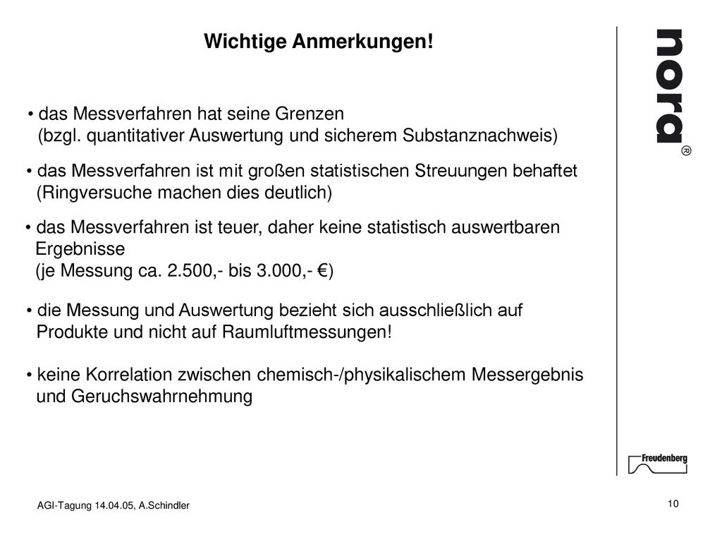 Wichtige Anmerkungen! das Messverfahren hat seine Grenzen (bzgl. quantitativer Auswertung und sicherem Substanznachweis)