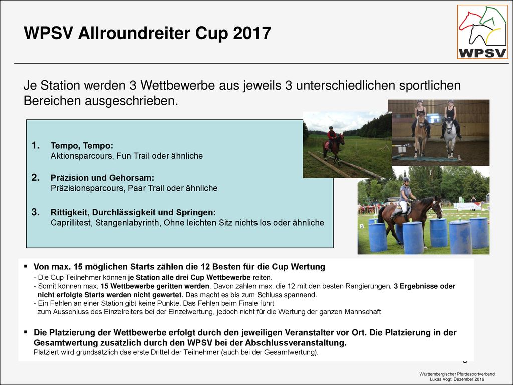 Je Station werden 3 Wettbewerbe aus jeweils 3 unterschiedlichen sportlichen Bereichen ausgeschrieben.