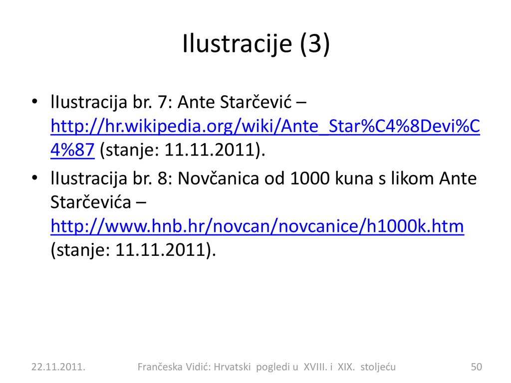 Ilustracije (3) lIustracija br. 7: Ante Starčević –   (stanje: ).