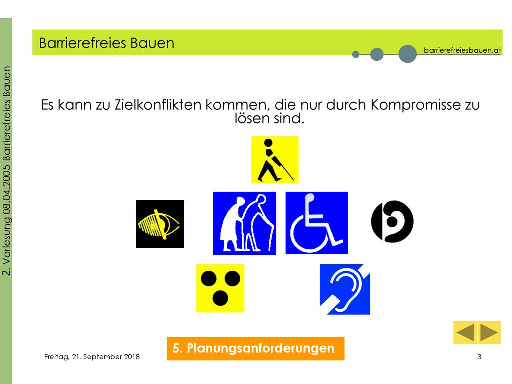 Es kann zu Zielkonflikten kommen, die nur durch Kompromisse zu lösen sind.