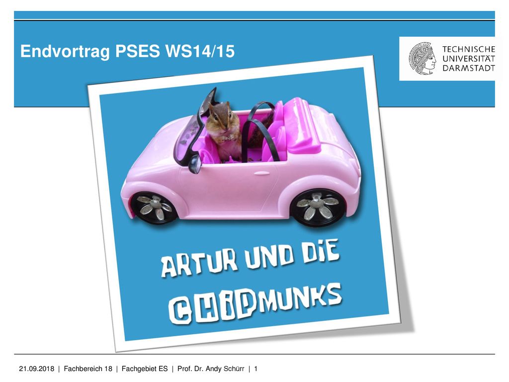 Endvortrag PSES WS14/15 - Kurze und abstrakte Zusammenfassung der Lösungen (möglicherweise wieder mit Videos)