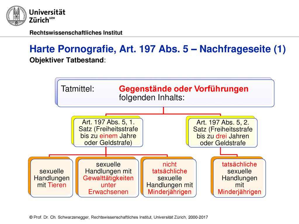 Harte Pornografie, Art. 197 Abs. 5 – Nachfrageseite (1)