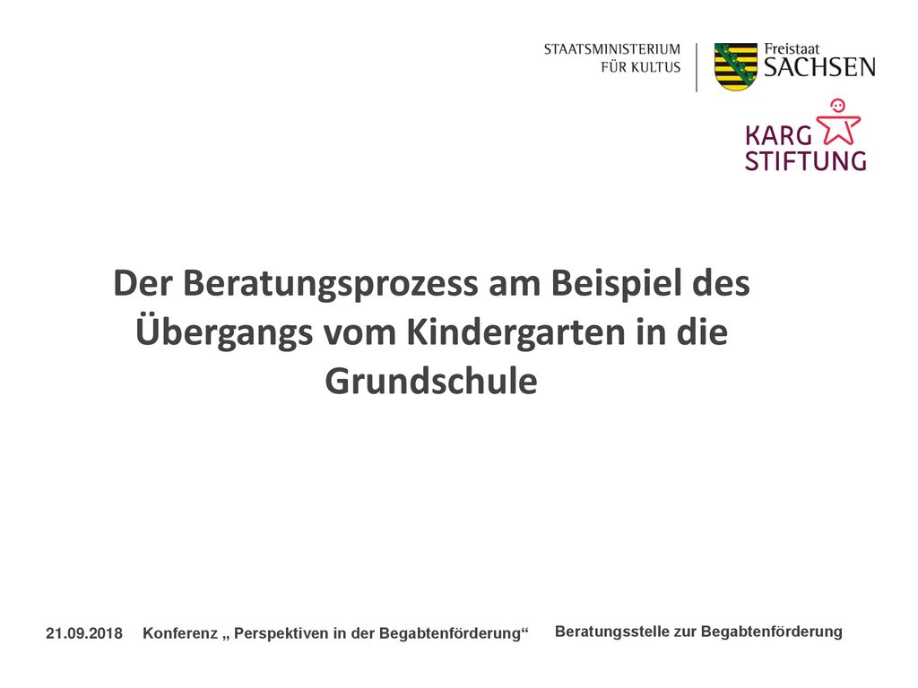 Der Beratungsprozess am Beispiel des Übergangs vom Kindergarten in die Grundschule