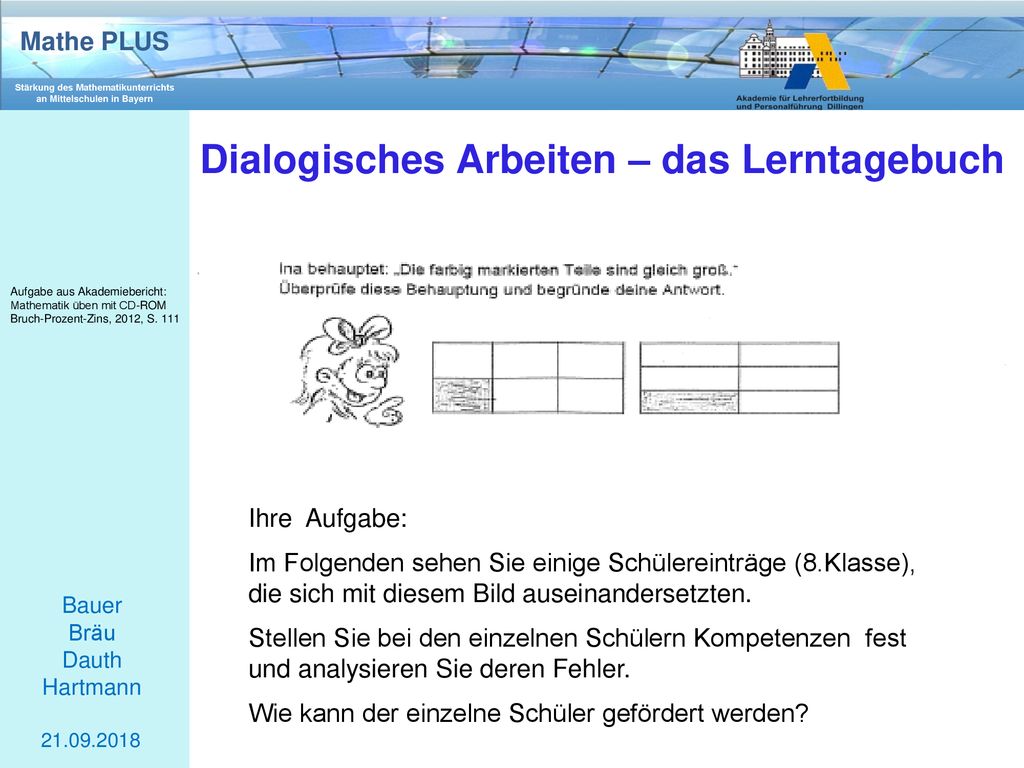 Dialogisches Arbeiten – das Lerntagebuch