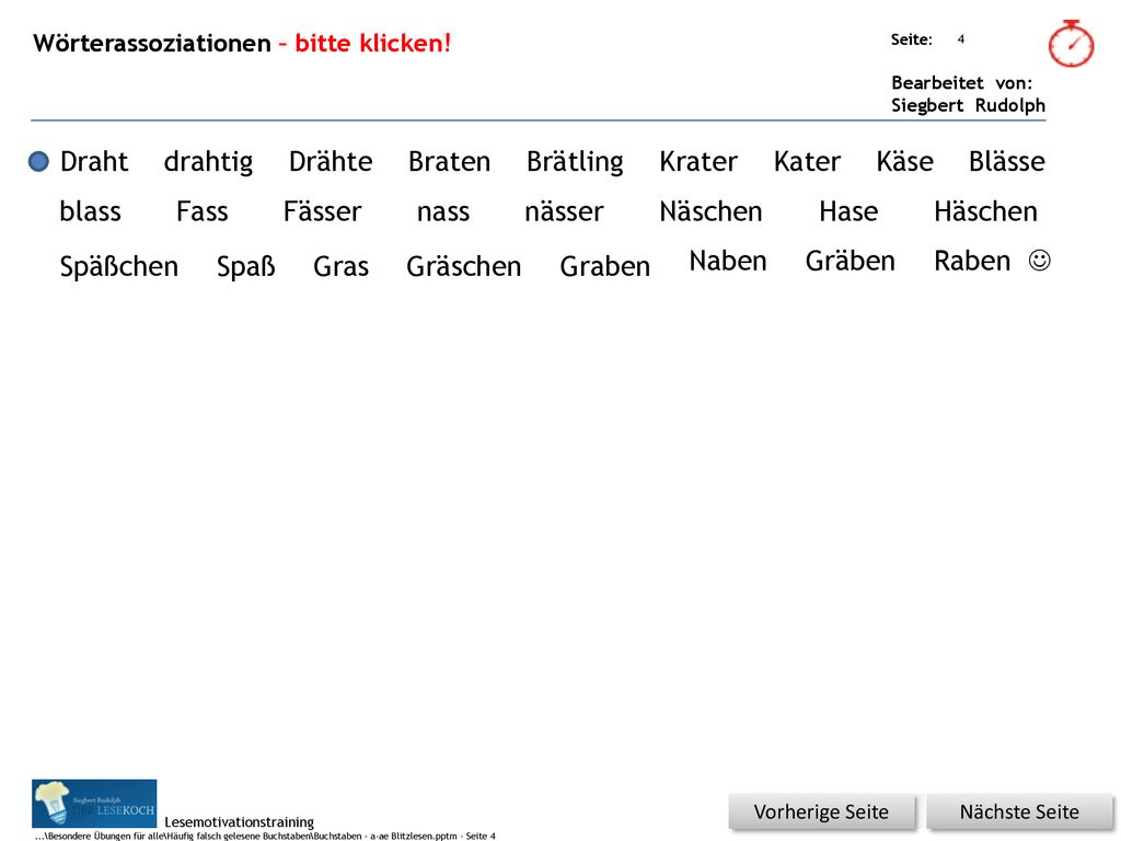 Draht drahtig Drähte Braten Brätling Krater Kater Käse Blässe blass