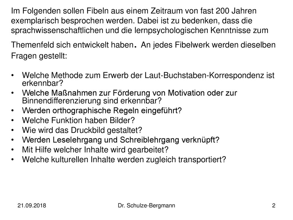 Im Folgenden sollen Fibeln aus einem Zeitraum von fast 200 Jahren