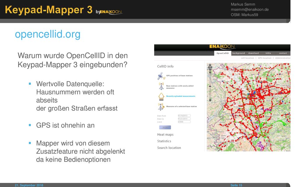 opencellid.org Warum wurde OpenCellID in den Keypad-Mapper 3 eingebunden