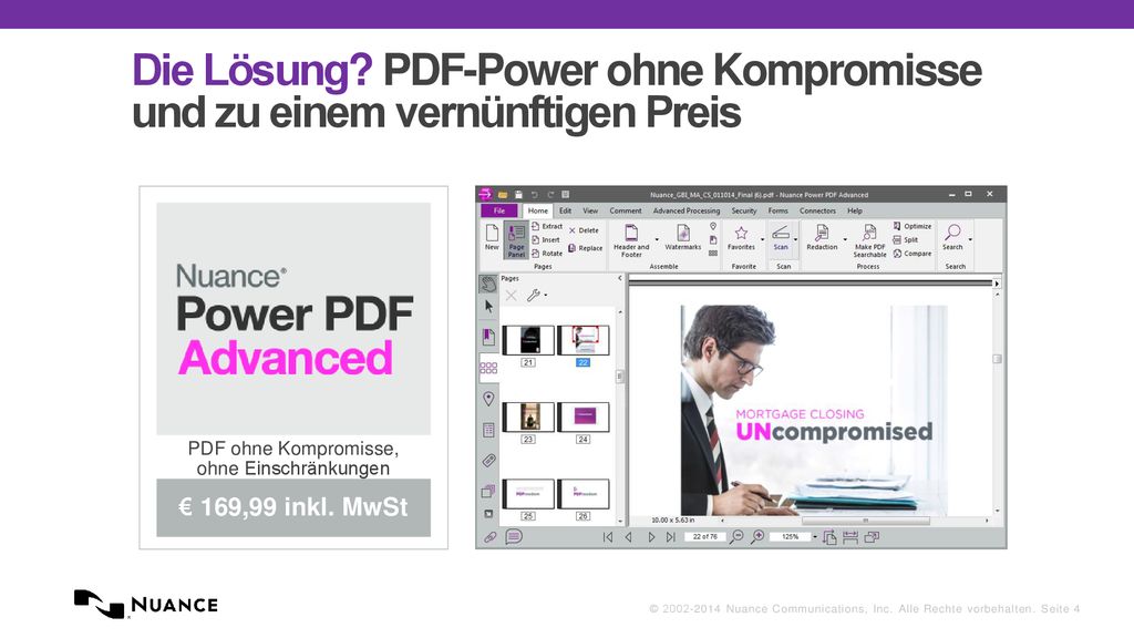 Die Lösung PDF-Power ohne Kompromisse und zu einem vernünftigen Preis