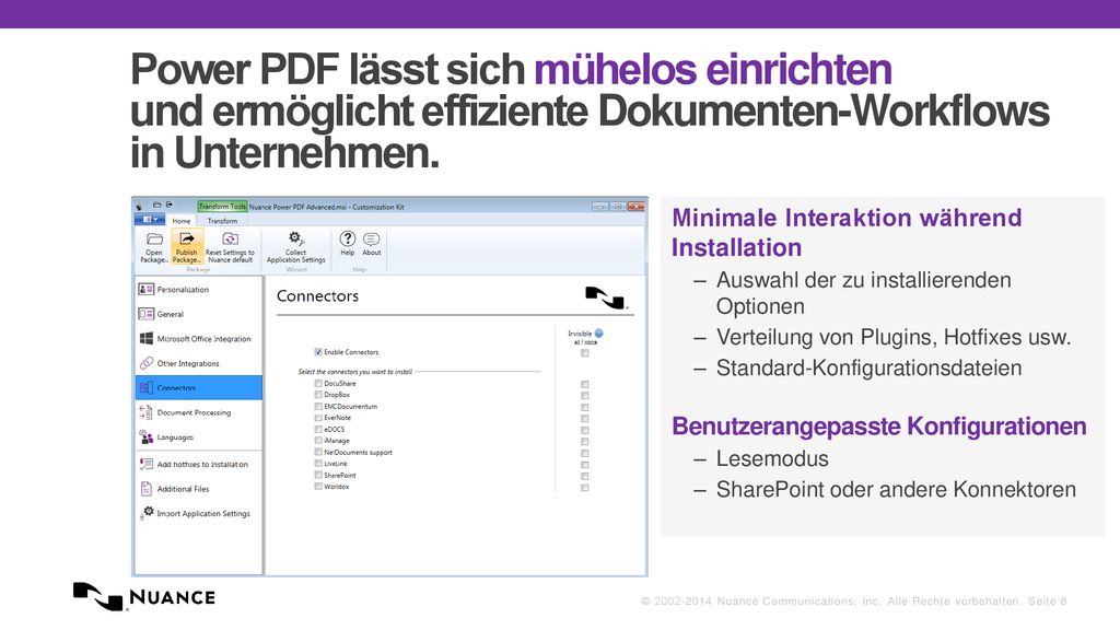 Power PDF lässt sich mühelos einrichten und ermöglicht effiziente Dokumenten-Workflows in Unternehmen.