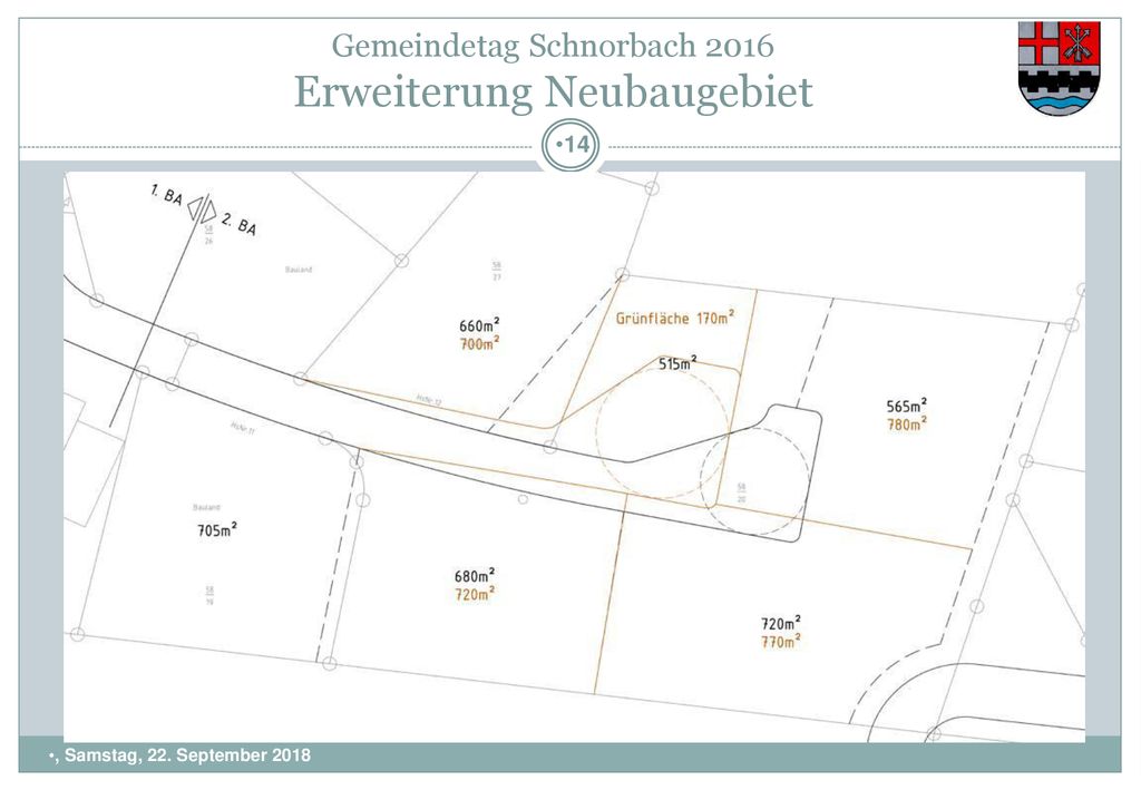 Gemeindetag Schnorbach 2016 Erweiterung Neubaugebiet