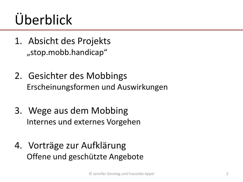 © Jennifer Sonntag und Franziska Appel