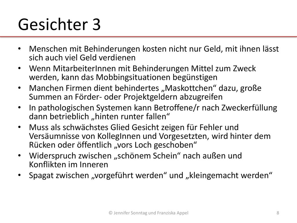 © Jennifer Sonntag und Franziska Appel