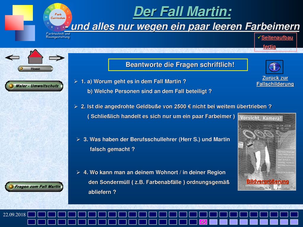 Der Fall Martin: - und alles nur wegen ein paar leeren Farbeimern