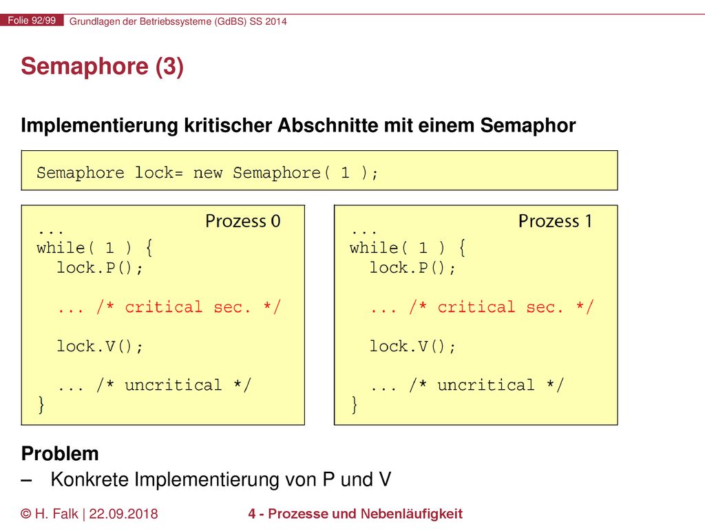 4 - Prozesse und Nebenläufigkeit