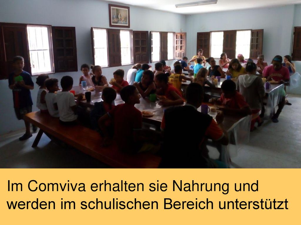 Im Comviva erhalten sie Nahrung und werden im schulischen Bereich unterstützt