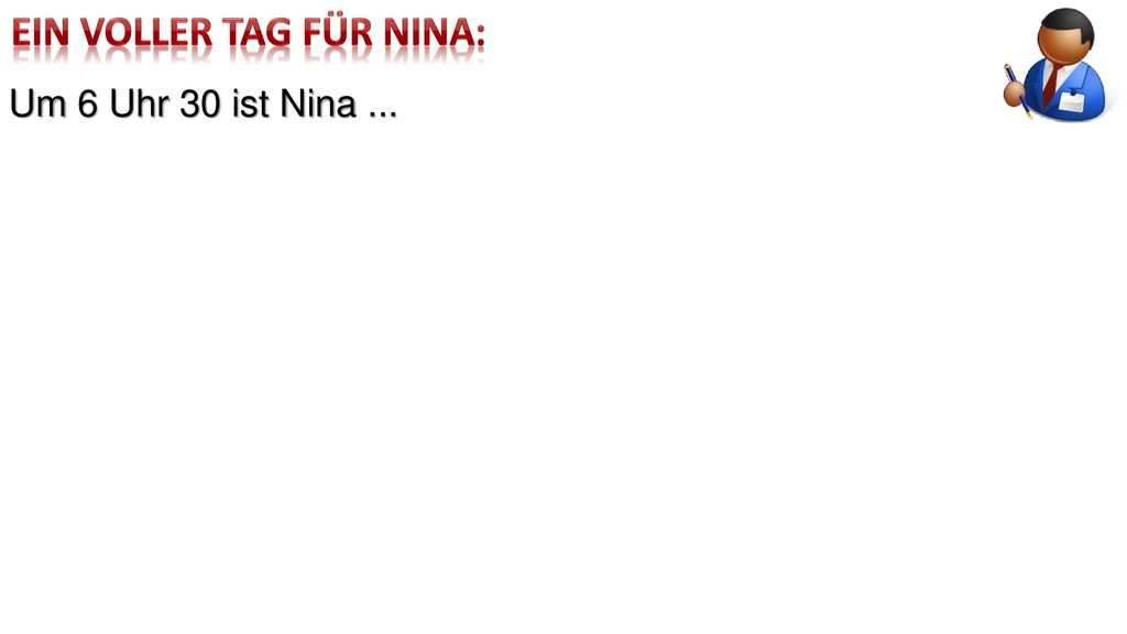 EIN VOLLER TAG FÜR NINA: