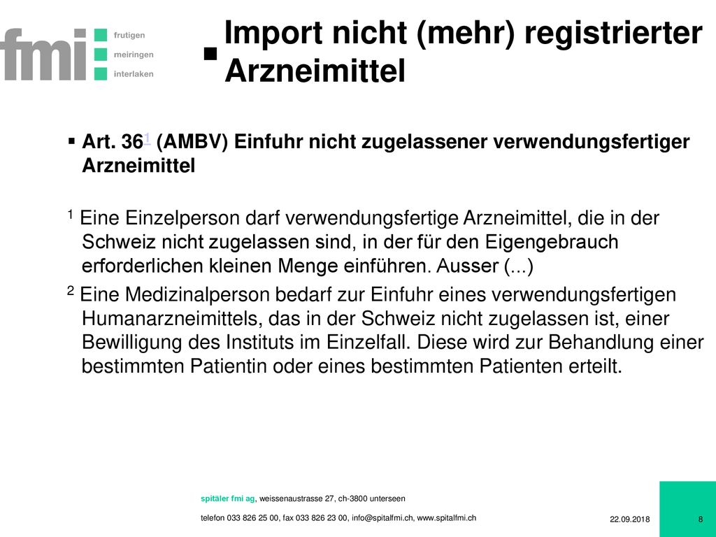 Gesetzliche Grundlagen für die Spitalapotheke ppt herunterladen