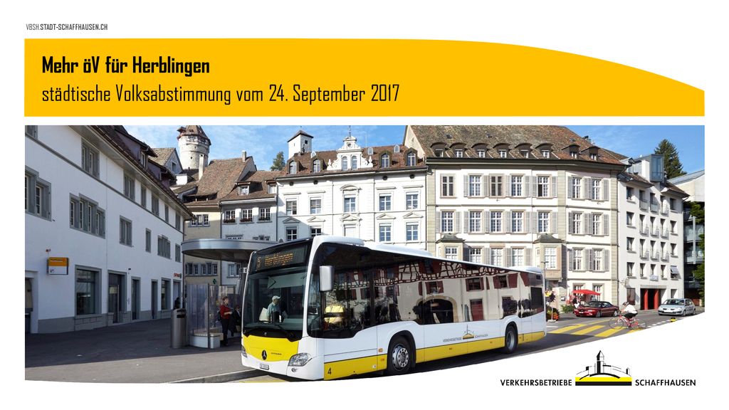 Mehr öV für Herblingen städtische Volksabstimmung vom 24. September 2017