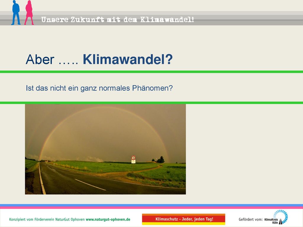 Aber ….. Klimawandel Ist das nicht ein ganz normales Phänomen
