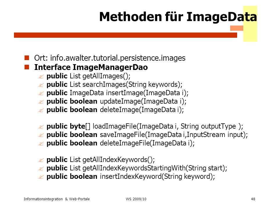 Methoden für ImageData