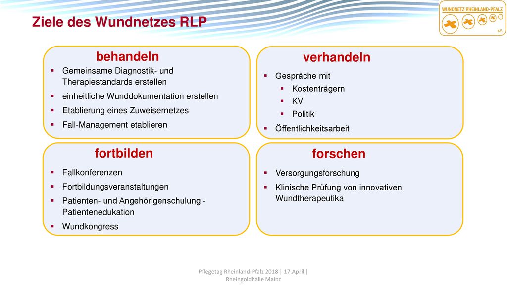 Pflegetag Rheinland-Pfalz 2018 | 17.April | Rheingoldhalle Mainz