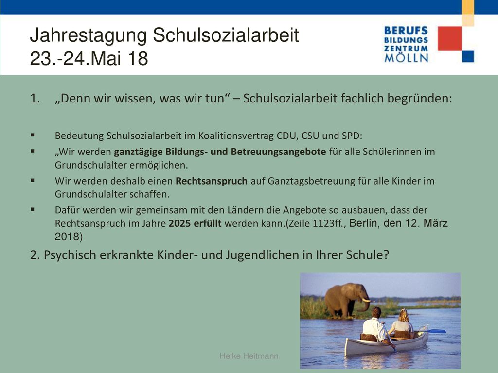 Jahrestagung Schulsozialarbeit Mai 18