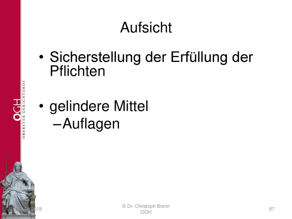 © Dr. Christoph Brenn OGH