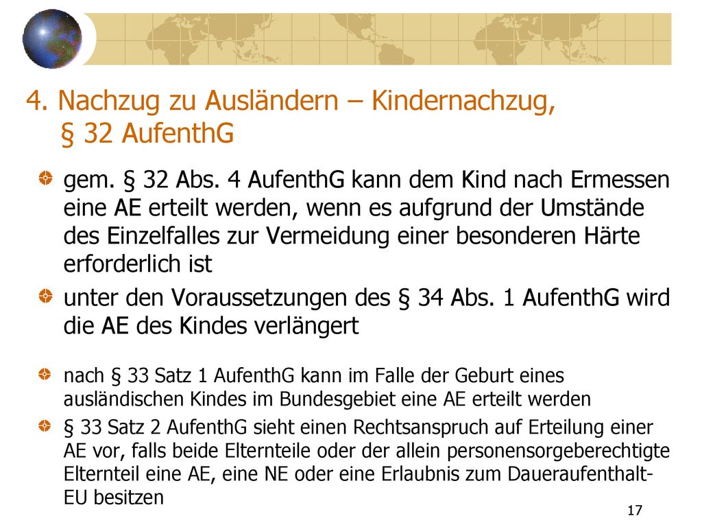 § 33 satz 2 aufenthg