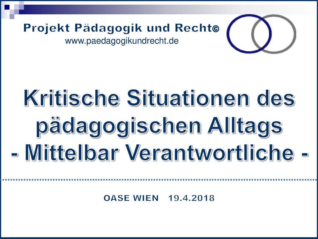Kritische Situationen des pädagogischen Alltags