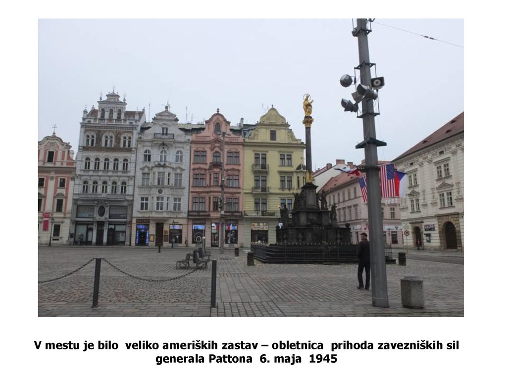 V mestu je bilo veliko ameriških zastav – obletnica prihoda zavezniških sil generala Pattona 6.
