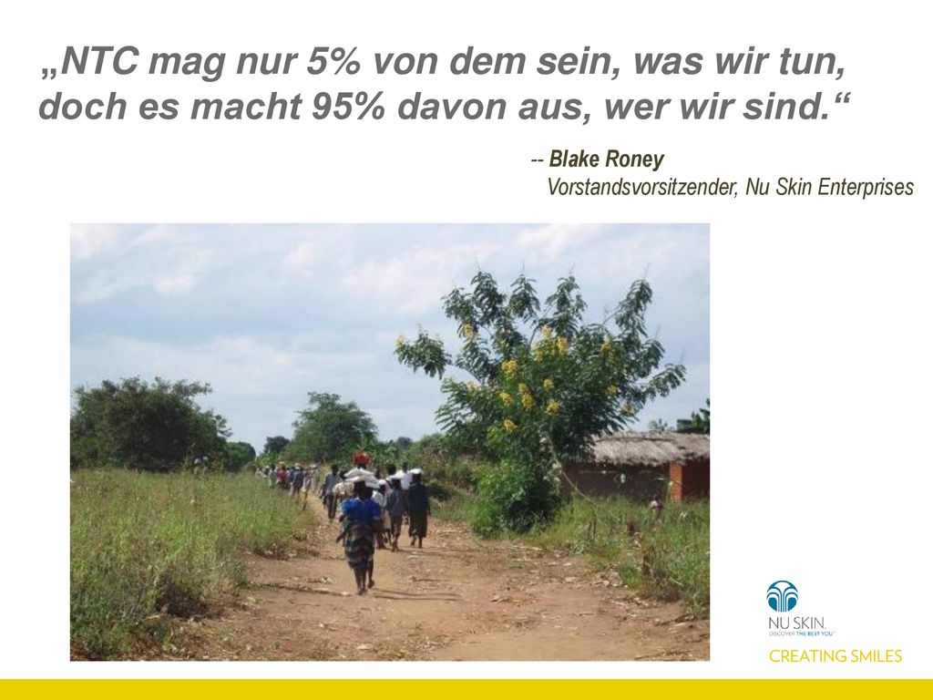 „NTC mag nur 5% von dem sein, was wir tun, doch es macht 95% davon aus, wer wir sind.