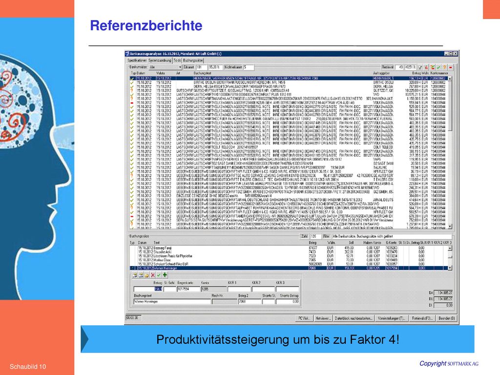 Produktivitätssteigerung um bis zu Faktor 4!