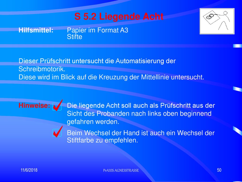 S 5.2 Liegende Acht Hilfsmittel: Papier im Format A3 Stifte