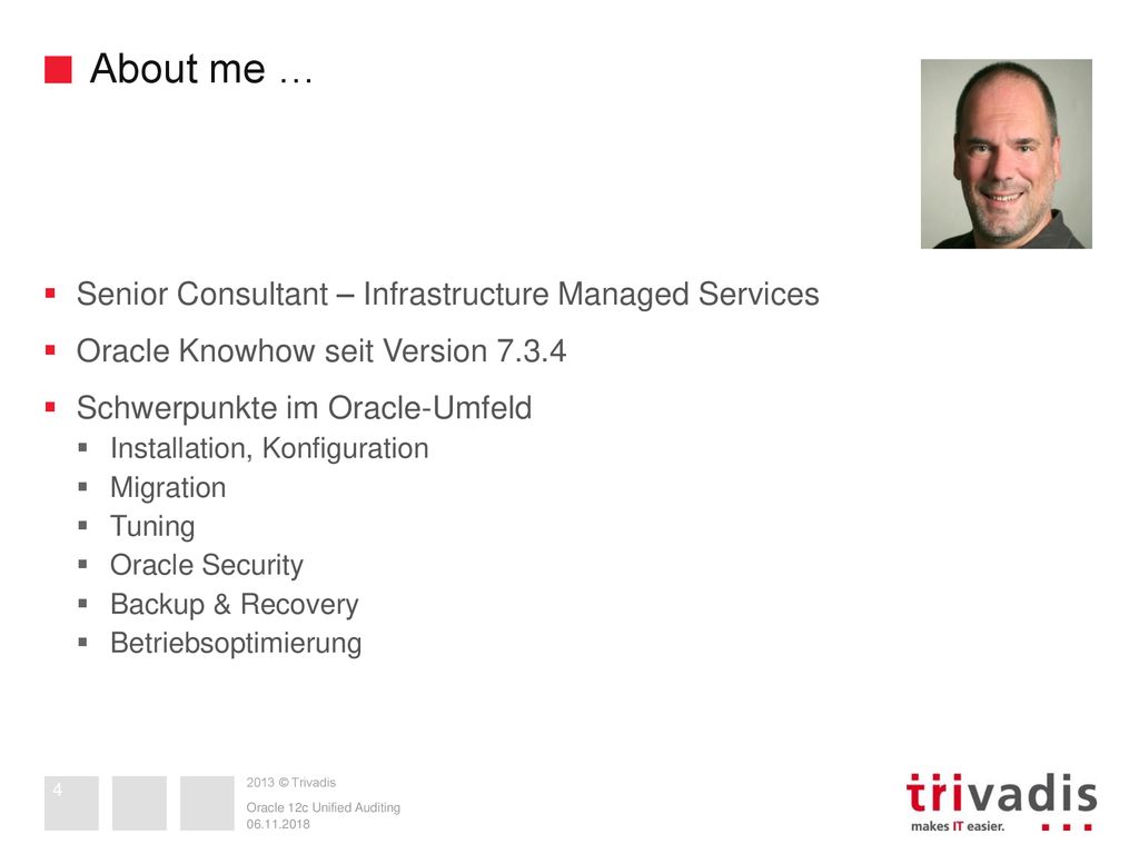 About me … Senior Consultant – Infrastructure Managed Services