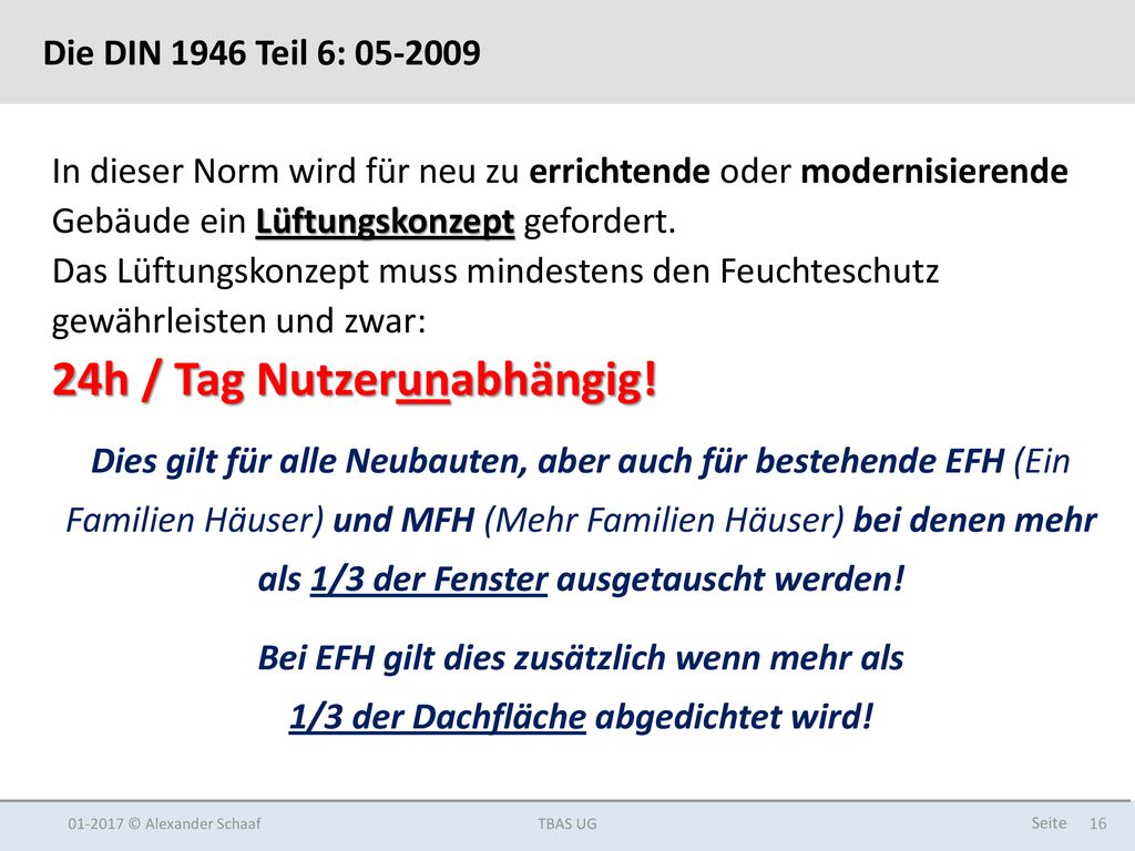 24h / Tag Nutzerunabhängig!
